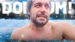 Kutuplarda SIFIR DERECE Denize Girdim! (İlk Gün) - Finlandiya