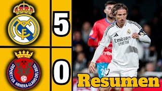 Deportiva Minera vs Real Madrid (0-5) | All Goals & Extended Highlights| Resumen del Real Madrid hoy