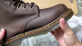 Dr. Martens 1460 Crazy Horse Gaucho unboxing + on feet