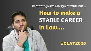 How to make a stable career in law #legalcareer #clat #dreamnlu