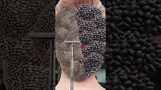 #asmr#shorts ASMR Maggots shaving from face animation satisfying treatment|#viral#animation #cartoon