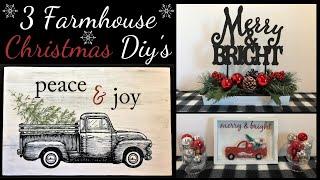 Dollar Tree Farmhouse Christmas Diys/High End Christmas Diys/Ep 6