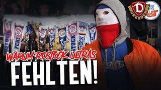 Warum Hansa Rostock-Ultras in der ersten Halbzeit fehlten! (Dynamo - Rostock)