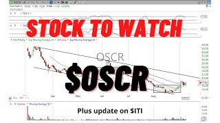 New stock bought $OSCR and Big Reversal in $ITI  looks ready to go  Breakdown and analysis