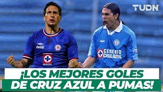 ¡MEGA GOLAZOS! Top de goles inolvidables de Cruz Azul a los Pumas | TUDN