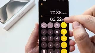 How To Convert Currency In Calculator App On iPhone (iOS 18)