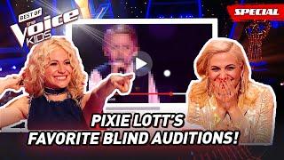 The Favorite Blind Auditions of Coach Pixie Lott of The Voice Kids UK! | Top 10