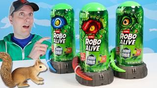 Robo Alive Dino DNA Tyrannosaurus Rex Dinosaur Experiment Build Review