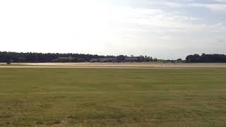 F-15's lining up and taking off at RAF Lakenheath