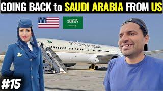 FLYING to SAUDI ARABIA From USA By SAUDIA - Washington DC to Riyadh