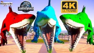 Stegosaurus T-Rex vs Therizinosaurus & Giganotosaurus : DINOSAUR KONG |JURASSIC WORLD 4: EXTINCTION