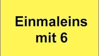 Die Sechserreihe - Einmaleins mit 6 - Das 1x6 Lied - Mathe Lernlieder