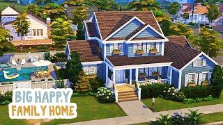 Big Happy Family Home  || The Sims 4: Speed Build