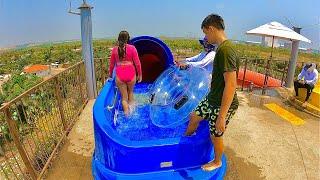 Space Boat Water Slide at Aquatico Inbursa Waterpark