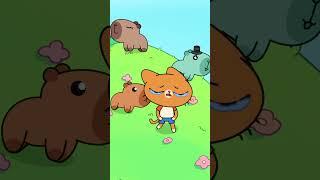 Simba WAS FORBIDDEN to have a CAPYBARA! ️ #simbochka #simba #animation #cat
