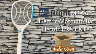 Mr.Right MR-5620 Electric Mosquito Bat Electric Insect Killer | Unboxing