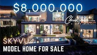 $8M Ultra Modern Luxury Model Home for Sale at SkyVu by Christopher Homes, MacDonald Highlands