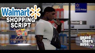 New Walmart Shopping Script In GTA 5 RP (FiveM) | Buy Items Off The Shelf In GTA 5 | Walmart MLO