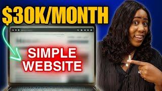 This Boring Website Makes $30,000 Every Month! (How To Get Started)