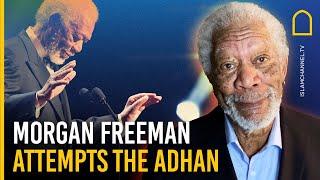 Listen to Morgan Freeman ATTEMPT THE ADHAN in Cairo | Islam Channel