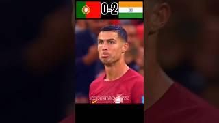 Portugal VS India Ronaldo Hat-tricks  FINAL Imaginary Match Highlights & Goals