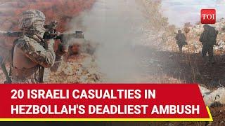 Major Hezbollah Ambush In Lebanon; IDF Suffers 20 Casualties In Lethal Explosion | Chilling Details