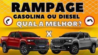 NOVA RAM RAMPAGE 2024 - Que dúvida cruel, devo escolher a GASOLINA ou a DIESEL? Qual compensa mais?