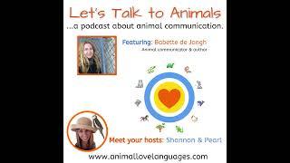 Let's Talk to Animals with animal communicator Shannon Cutts and Babette de Jongh