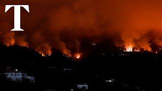 4,000 people evacuated as Canary Island wildfire grows