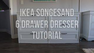 Ikea Songesand 6 Drawer Dresser Full Tutorial