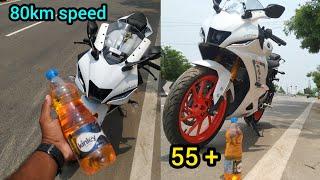 2023 New Yamaha R15 V4 Intensity White Mileage Test Tamil| OBD-2 | 70-80 | 55+ Mileage 