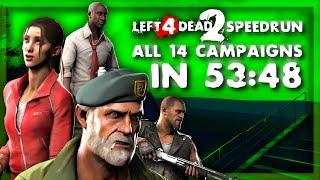 Left 4 Dead 2 in 53:48 - All 14 Campaigns [TAS]