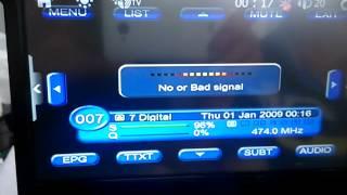 Connection of the DVB-T Antenna for Car DVD Player