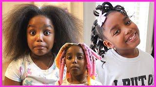 UPDATED STRAIGHT TO CURLY ROUTINE + HEATLESS SPIRAL CURLFORMERS | YOSHIDOLL