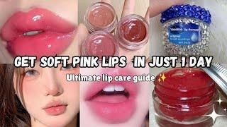 How to get Plump, Soft, and Beautiful LIPS  in just 1 day naturally  #lipcare