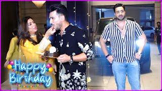 Arjun Bijlani Diwali Bash Cum Birthday Celebration: Arjun Bijlani Cut The Cake With Son & Aly Goni