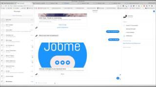 Jobme  demo - A bot built on facebook's messenger platform