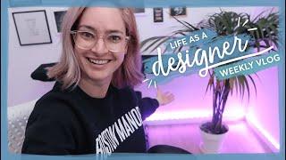 The first big design project I'm leading as Creative Director! - work day vlog