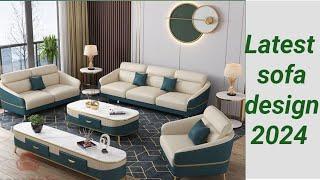 Modern living room sofa set. Latest sofa design 2024