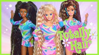 Unboxing 1992 Totally Hair Barbie Dolls!  Birthday Surprise!