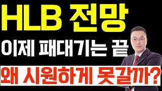 HLB 주가 전망, 이제 패대기는 끝, 왜 시원하게 못 갈까?