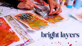 Small Mixed Media Art Cards For Framing Or Sending (So Fun!)