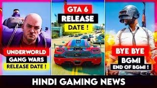 Bye Bye BGMI , GTA 6 Release Date, Underworld Gang Wars Early Access , Indus | Gaming News 12