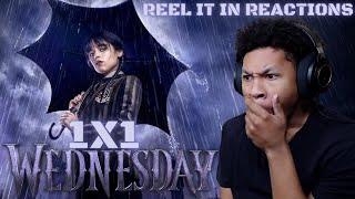 WEDNESDAY 1x1 | REEL IT IN REACTION | “Wednesday’s Child is Full of Woe” | Jenna Ortega | Netflix