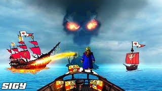 Fighting a BURNING BLADE ALLIANCE in Sea of Thieves