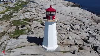 Peggy's Cove Lighthouse , Nova Scotia, Canada, music, Mai 2021 Full HD