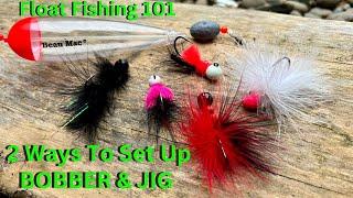 Beginners Winter Steelhead Fishing Rig | HOW TO Setup Bobber & Jig For BANK FISHING