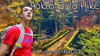 40km Solo Hike in Stara Planina Karlovo Bulgaria - ASMR | No Commentary