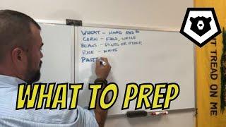 Prepper Classroom, Episode 2: What to Prep; an Overview