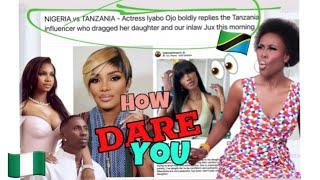 TROUBLE IN PARADISE! TANZANIAN BLOGGER INSULTS PRISCILLA, MOTHER, IYABO OJO CLAPS BACK RIGHT AWAY!